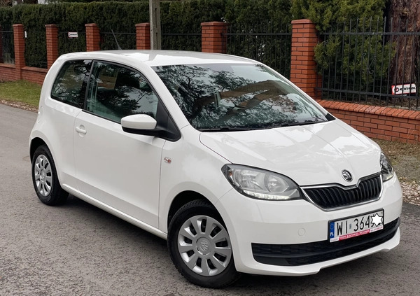 Skoda Citigo cena 18900 przebieg: 253600, rok produkcji 2018 z Józefów małe 154